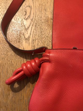 Bolso bandolera Loewe rojo