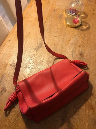 Bolso bandolera Loewe rojo