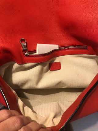 Bolso bandolera Loewe rojo
