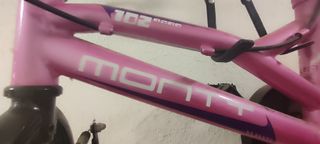 Bicicleta Infantil Monty 102 Rosa