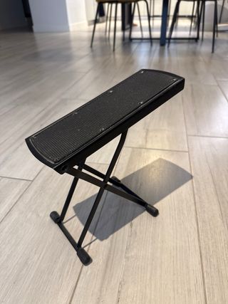 Banqueta Guitarrista Plegable Negra