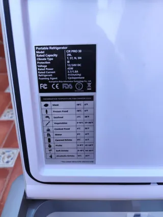 Nevera Portátil Bouge 29L con Batería