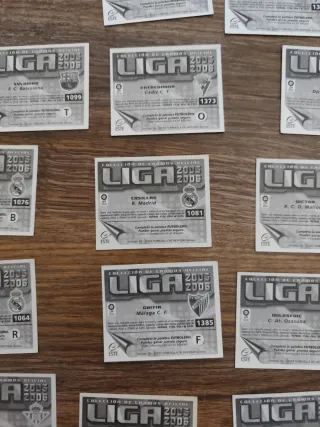 Colección de cromos oficial Liga 2005-2006 Pack 21