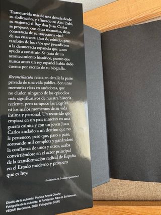 Juan Carlos I Reconciliación: Memorias 2a edición