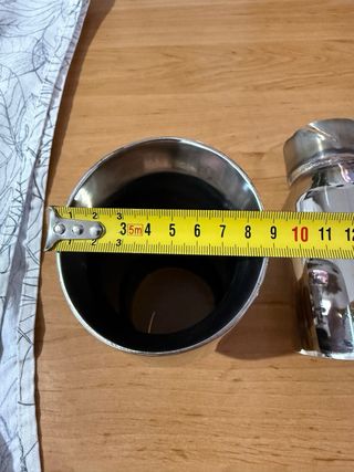 Colas de escape cromadas Salida 89 Entrada 65/67+-