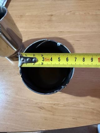 Colas de escape cromadas Salida 89 Entrada 65/67+-