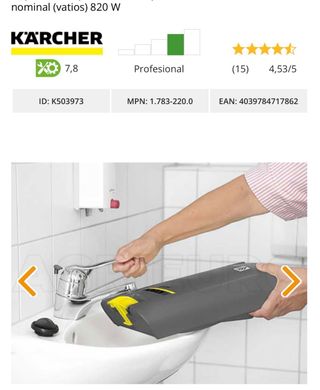 KARTCHER FREGADORA precio original 1500€
