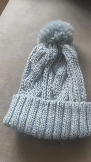 Gorro azul mujer talla única