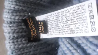 Gorro azul mujer talla única