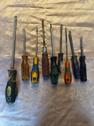 Juego 9 Destornilladores Planos