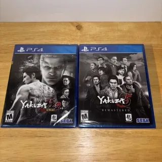 PS4 Yakuza 5 Remastered & Yakuza Kiwami 2