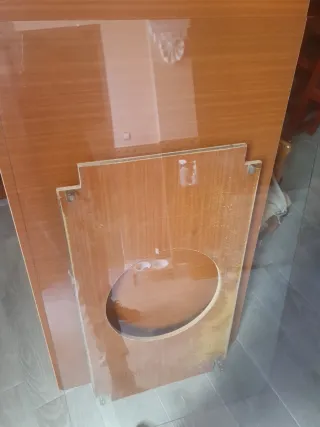 Mesa camilla de madera