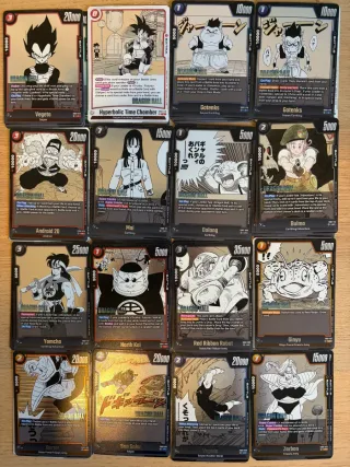 Lote 70 Cartas Foil Dragon Ball Super Manga