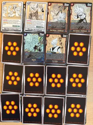 Lote 70 Cartas Foil Dragon Ball Super Manga