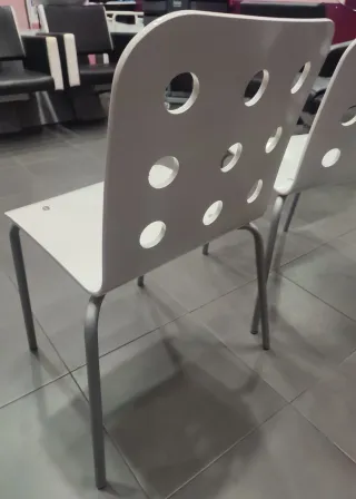 Lote 2 Sillas Blancas ikea