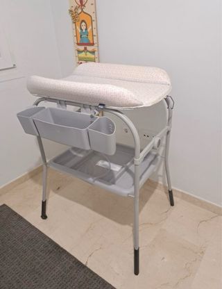 Cambiador Bañera Chico Gris