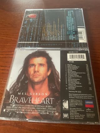 Lote 6 CDs: The Matrix,Braveheart,gladiador, etc