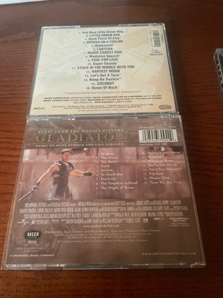 Lote 6 CDs: The Matrix,Braveheart,gladiador, etc