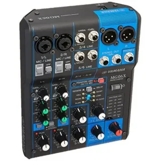 YAMAHA MG06X - Mezcladora de Audio 6 Canales