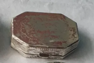 Scatolina in Argento 800 Ottagonale