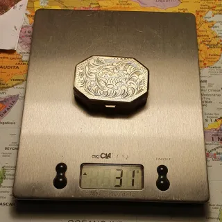 Scatolina in Argento 800 Ottagonale