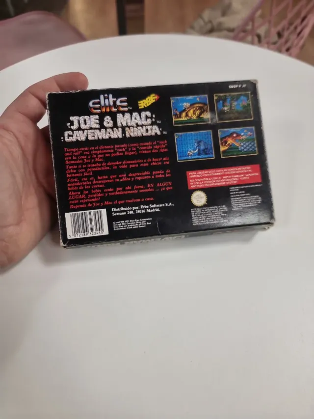 Joe & Mac Super Nintendo PAL Version