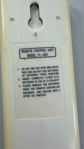 Mando Aire Acondicionado Hiyasu