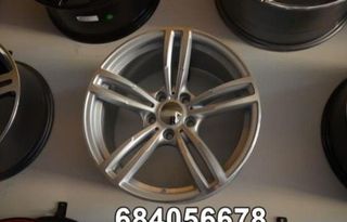 OFERTA - 4 LLANTAS BMW LOOK M4 PLATA Y PULIDA 18