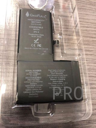 Batería para telefono iPhone X