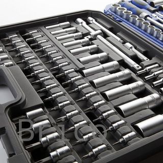 Juego Llaves de Vaso de 1/2", 1/4" Y 3/8" - 155 Piezas Alyco 192386