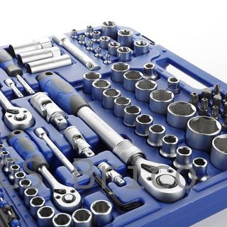 Juego Llaves de Vaso de 1/2", 1/4" Y 3/8" - 155 Piezas Alyco 192386