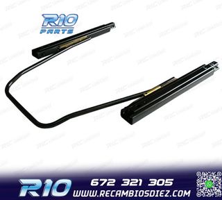 KIT ASIENTO BAQUET UNIVERSAL CUERO NEGRO ESTILO SPORTSTER CU