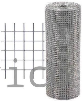 Malla Electrosoldada Galvanizada - 102x51 mm - 2,7 mm - 1,5x25 m