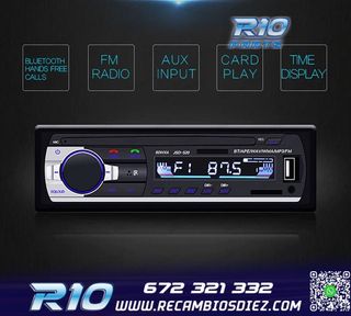 RADIO 1DIN BLUETOOTH MP3 USB SD AUX