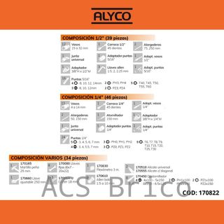 Maletín Herramientas 120 Piezas Alyco 170822