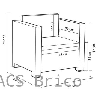 Muebles Jardín Diva Tropea Grafito