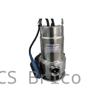 Bomba Sumergible Aguas Sucias 1000w Inox