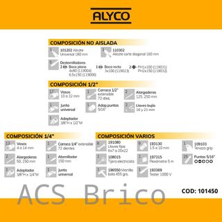 Maletín Herramientas 98 Piezas Alyco 101450