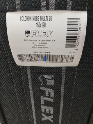 150x190 NUBE VISCO COLCHÓN FLEX