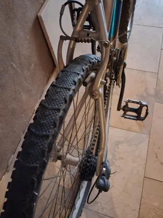 Bicicleta Orbea Azul y Plata