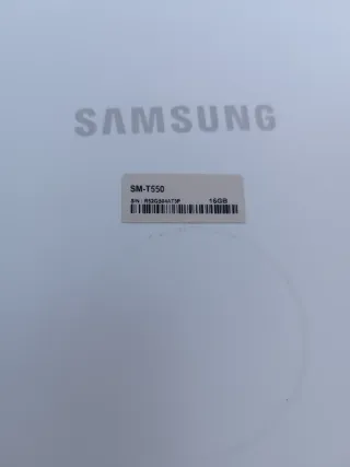 Tablet Samsung más funda más cargador