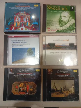 Lote 41 scatole (49cd) musica classica.