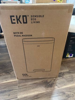 EKO Madison Cubo de Basura Cocina 50L con Pedal