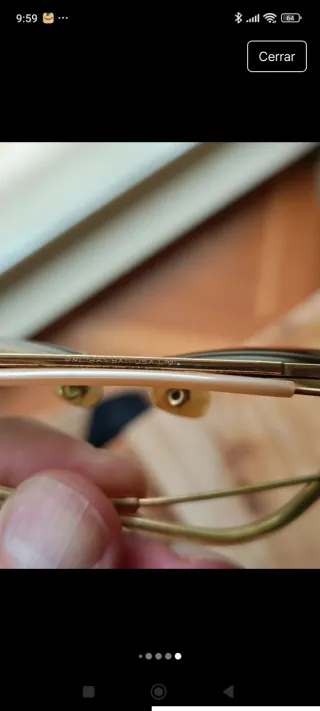 Gafas de Sol Ray Ban Oro 10k Lente Verde