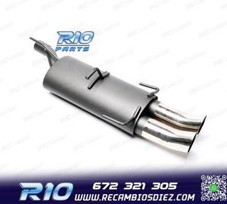 SILENCIOSO ESCAPE PARA OPEL ASTRA 1991-1998 x2 DTM