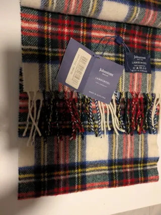 Bufanda Lana Vintage Escocesa Johnstons