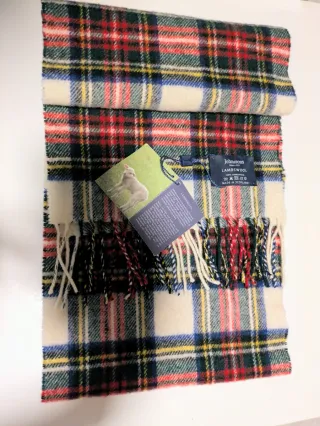 Bufanda Lana Vintage Escocesa Johnstons