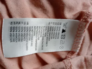 Camiseta H&M rosa talla S