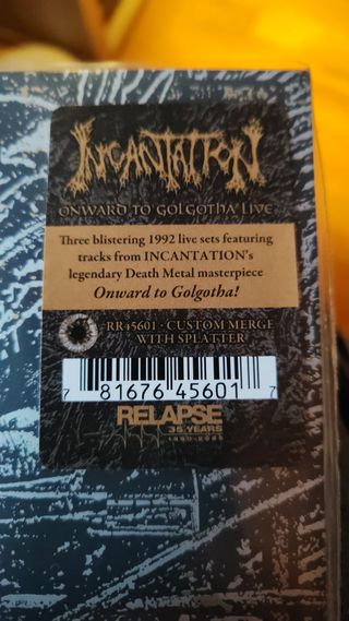 INCANTATION - Onward To Golgotha 2LP Vinilo