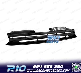 PARRILLA VOLKSWAGEN VW GOLF 6 08-12 NEGRO BRILLO SIN LOGO